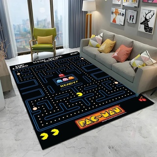 Pac Man Retro Classic Game Player Teppich, Wohnzimmer Teppich, 3D Teppich, Quadratischer Teppich 120X180Cm E7193