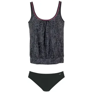 VENICE BEACH Tankini Damen Schwarz/Grau 40