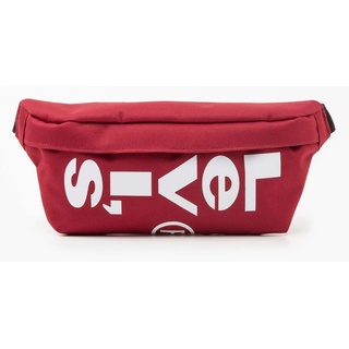 Levi's® Bauchtasche Small Banana Sling - Wordmark, mit Logo Schriftzug rot