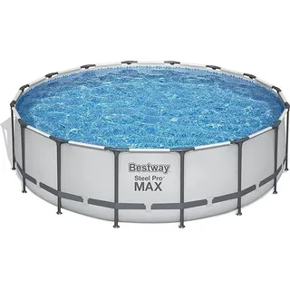 Bestway Fast Set 57289, 13807 l, Aufblasbarer Pool, Leiter, Blau, 46 kg - Blau
