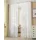 Woltu 2er Set Gardinen Vorhänge für Wohnzimmer Kinderzimmer Schlafzimmer mit Kräuselband Leinenoptik Halbtransparent Voile 140 x 175 cm Weiß