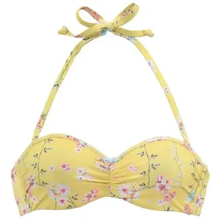 SUNSEEKER Bügel-Bandeau-Bikini-Top Damen Gelb 38 Cup A