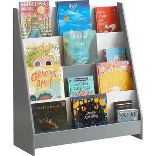 SoBuy Kinderregal KMB32 80 x 88 x 30 cm Kiefer grau lackiert
