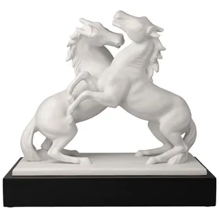 GOEBEL Studio 8 Dekofigur Pferde Artiste et Alegria 32 cm Weiß