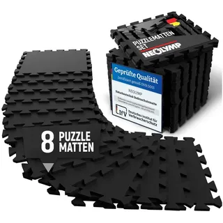NEOLYMP Turnmatte 31,5 x 31,5 cm Schwarz