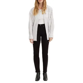 Levi's 724TM High Rise Straight Jeans Black Sheep 25 30