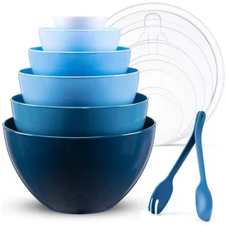 Luxear Rührschüssel Set Blau 6-tlg.