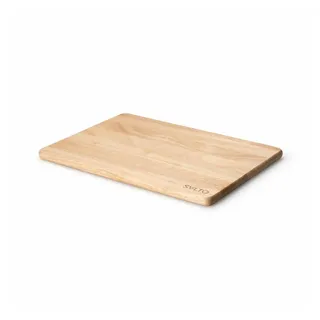 Continenta Schneidebrett SALTO Gummibaum 35 x 25 x 1.5 cm, Gummibaumholz braun