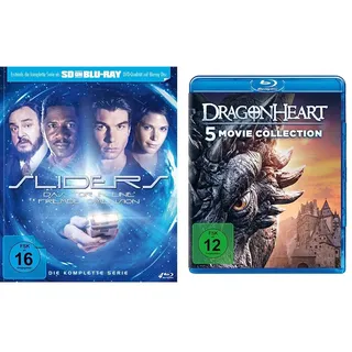 Sliders - Das Tor in eine fremde Dimension - Die komplette Serie - Mediabook (SD on Blu-ray) [Limited Edition] & Dragonheart 1-5 [Blu-ray]