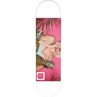 DRIP Skateboards - Pineapples Skateboard Deck (versch. Breiten) + Griptape & Sticker/Hochwertiger Canadian Maple! (8.125)