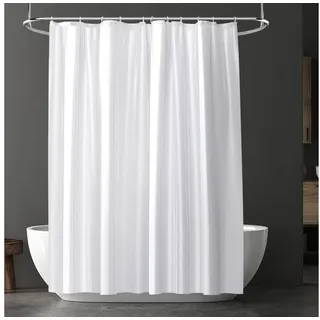 luxuskollektion Duschvorhang 180 x 180 cm weiß