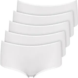 NUR DIE Hipster Slip 5 St. weiß L
