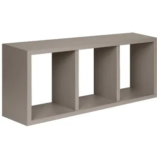 Homemania HOMSAN_004 Tristano Wandregal, Schlafzimmer, Büro-MDF, braun, 70 x 30 x 15,5 cm