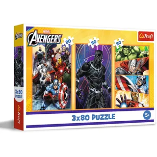 Trefl Avengers, Actionreiche Tage voller Action - Disney Marvel The 34883