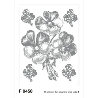 Sanders & Sanders Wandtattoo Grau, 65 x 85 cm, 600259