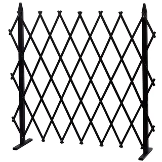 Dobar Faltbares Rankgitter Gr. L 160 x 35 cm Schwarz