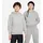 Sportswear Club Fleece Hoodie Kinder 063 dk grey heather/white S 128-137 cm
