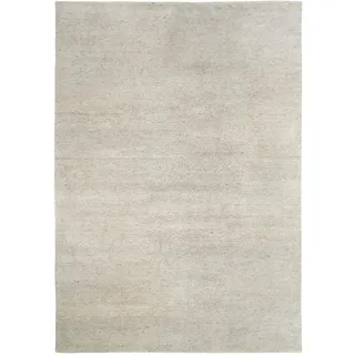 Linea Natura Wollteppich Silverström, Grau, Textil, Uni, quadratisch, 200x200 cm, für Fußbodenheizung geeignet, Teppiche & Böden, Teppiche, Naturteppiche