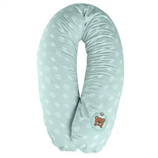 sei Design Stillkissen Faserbällchen krone mint