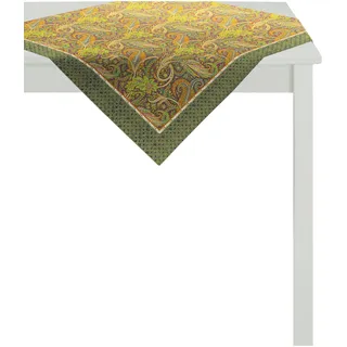 APELT Mitteldecke 2916 Indian Summer 130 x 130 cm Braun-Grün