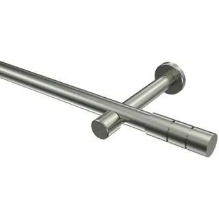 Interdeco Gardinenstange, Edelstahl, Metall, 480 cm Wohntextilien, Gardinen Ø Vorhänge, Gardinen-Stangen