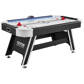 VEVOR 84" Air Hockey Tisch, Indoor Arcade Tisch Spielset mit 2 Schlägern, 2 Pucks, elektronischem Punktesystem, X-förmigen Beinen & Hochleistungs...