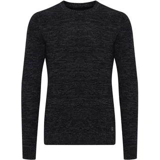 11 Project Rundhalspullover 11 PROJECT "Rundhalspullover PRAlaric", Herren, Gr. XXL, schwarz, Obermaterial: 100% Baumwolle CO., Pullover Rundhalspullover