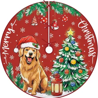 Xiyocadt PlüSch Weihnachtsbaumrock, Kunstpelz Baumrock Weihnachtsschmuck Weihnachtsbaumrock, Gestreifter Tannenbaum Decke, Lollipop Abdeckung FüR ChristbaumstäNder, (150cm,2)
