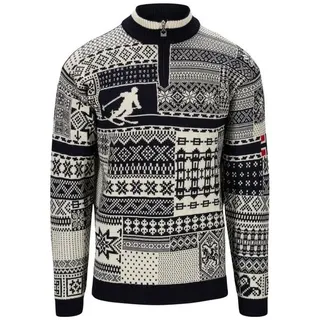 Dale of Norway History Sweater navy offwhite raspberry (C) L