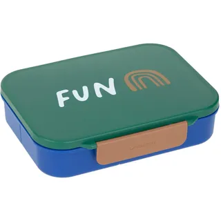 Lässig Kinder Bento Lunchbox Little Gang Rainbow green