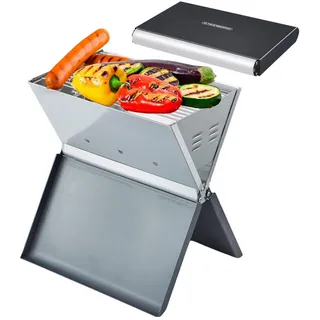 Steinborg Klappgrill schwarz