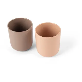Dantoy Tiny Becher Set 0,2 l Mocca und Nude 2 St.