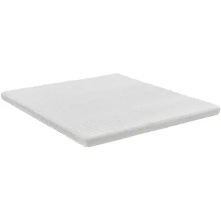 Novel Topper, Weiß, Textil, Füllung: Kaltschaum, 100x200 cm, Reach, DIN EN ISO 14001, DIN EN ISO 9001, Oeko-Tex® Standard 100, Härtegradauswahl, Bezug abnehmbar/waschbar, Ober- und Unterseite versteppt, atmungsaktiv, alternative Größen erhältlich, Schlafzimmer, Matratzen Shop, Matratzenzubehör, Topper