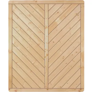 Tetzner & Jentzsch Sichtschutzelement 150 x 180 cm Grün Holz