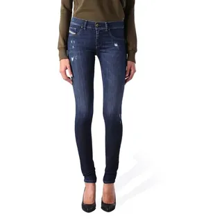 Diesel Jeansjeggings Diesel Livier 0668F Damen Jeans Hose Slim Jeggings blau W25