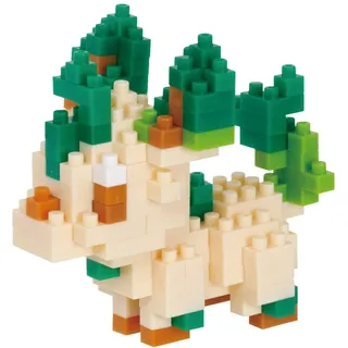 nanoblock - NBPM-071 - Pokemon Leafeon Phyllali Folipurba Multi-Coloured