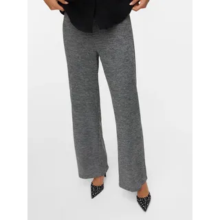 Vero Moda VMBERLIN MY MW WIDE PRINT Hosen Schwarz M (38)