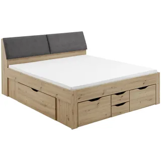 RELITA Stauraumbett Maxi 180 x 200 cm Eiche Artisan