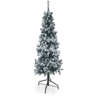 Weihnachtsbaum schmal schneebedeckt, H.180 cm, Sestriere 436 Zweige