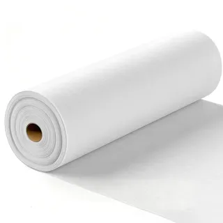 Shackcom Tischdeckenrolle Weiß Tischdecke 1,20m x 20m Einweg Vlies Tischtuch Wasserabweisend & Reißfest Tischtuchrolle Zuschneidbar Party Deko für Geburtstag Hochzeit Gartenfest