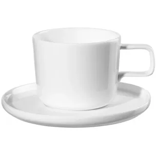 Asa Selection Kaffeetasse mit Untertasse 0,2 l Weiß