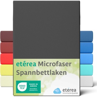 Etérea, Fixleintuch, Microfaser Jersey Spannbettlaken (90 x 200 cm, 100 x 200 cm)