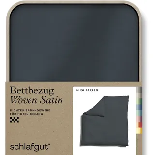 schlafgut Woven Satin grau 200 x 200 cm + 0 x 0 cm