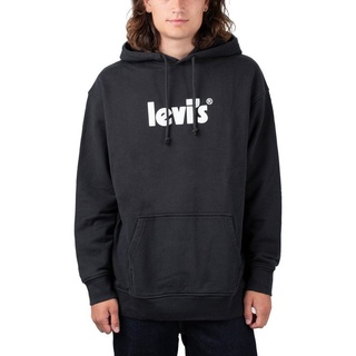 Levi's® Hoodie Levis Relaxed Poster Hoodie schwarz S