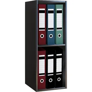VCM Offas Aktenregal 34 x 30 x 72 cm schwarz