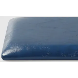 Gemütliche Küche Leder Stühle-Kissen, Stuhlhockerkissen, Ledersitzkissen, Möbelpolster, langlebiges, rutschfestes Stuhlpolster(Dark Blue,40 * 40cm)