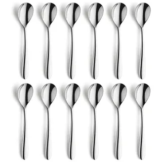 Amefa Cuba Box 12 Edelstahl Kaffeelöffel 14,2cm-2,5mm Stahl - Silber