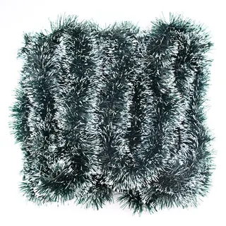 10m Weihnachts Lametta Girlande für Innen Außen Weihnachtsartikel Glänzende Weihnachtsdekoration Wiederverwendbare Lametta-Girlande für Weihnachtsbaum Kreatives Ornament (GR-1)
