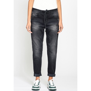 Relax-fit-Jeans »94AMELIE JOGGER«, Gr. 29 (38) - N-Gr, total black, , 54967359-29 N-Gr