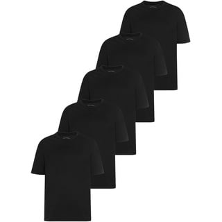 T-Shirt, (Packung, 5 tlg 5er-Pack), Gr. M (48/50), schwarz, , 71116206-M